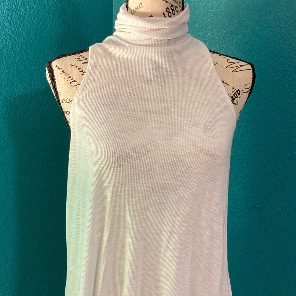 Intimately Free People White Ribbed Tank Top